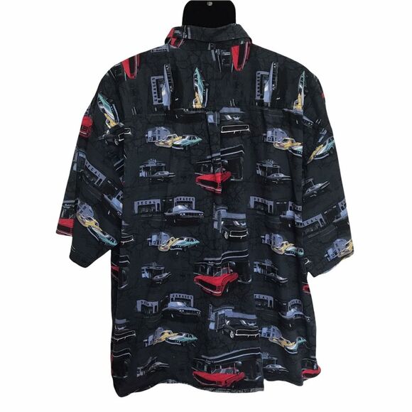 Vintage Muscle Car Button Down Shirt Sz 2X - Picture 4 of 16